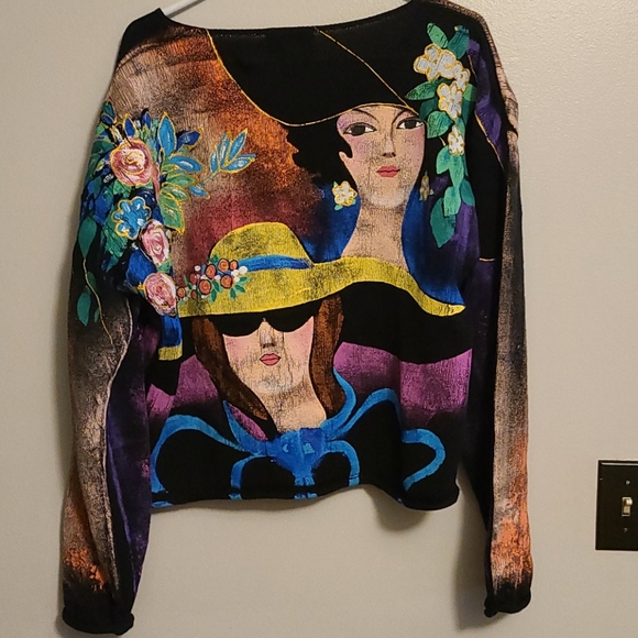 Kolorway USA womens button down sweater - Picture 11 of 15